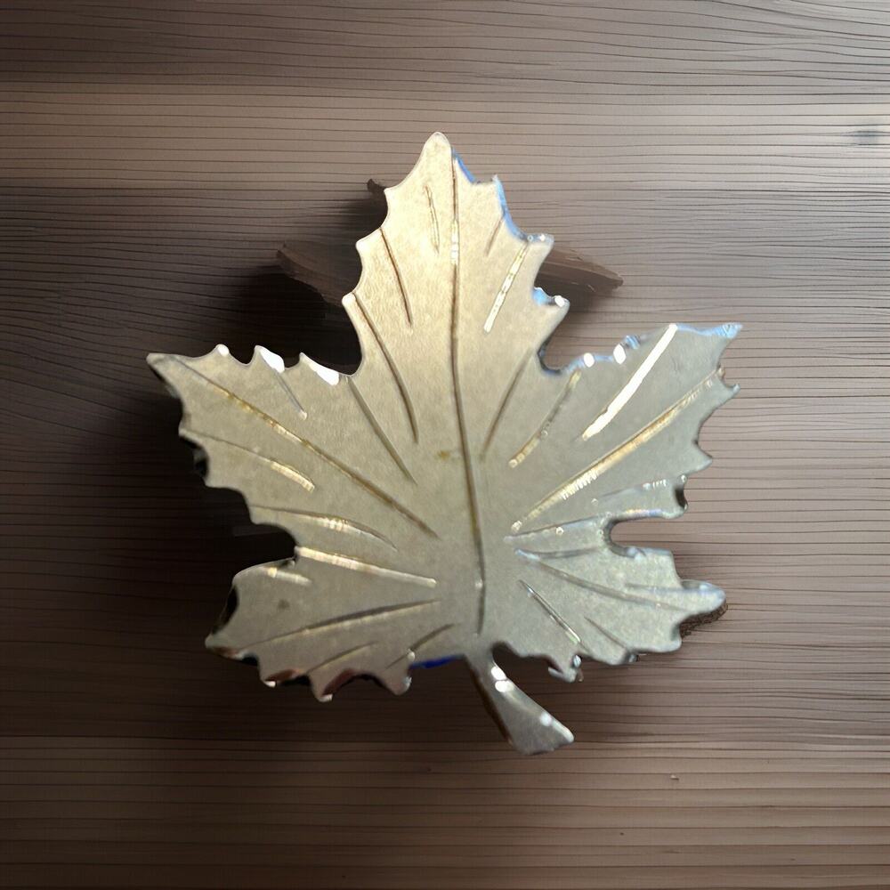 Vintage Sterling Maple Leaf Scarf Pin/ Brooch By Bond Boyd